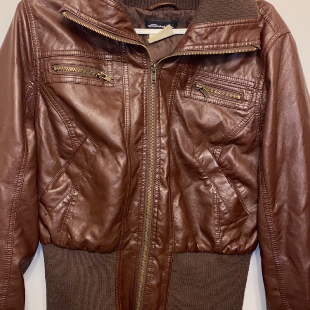 Leather jacket